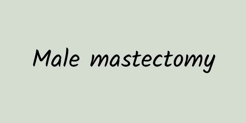 Male mastectomy