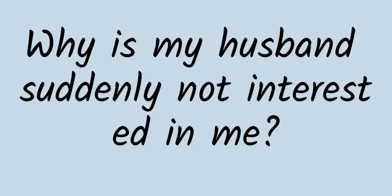 Why is my husband suddenly not interested in me?