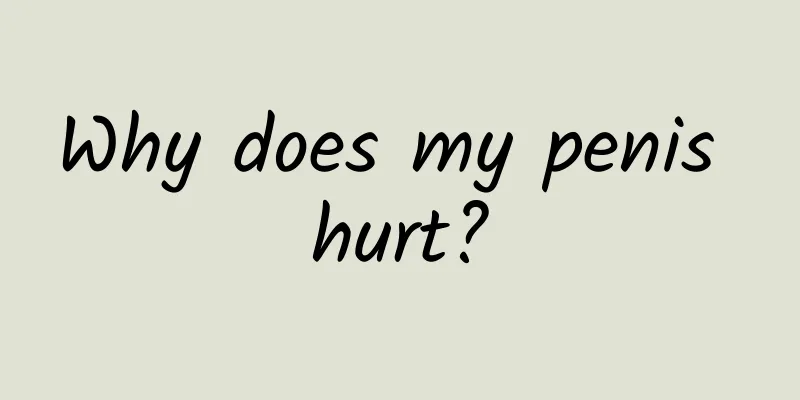 Why does my penis hurt?