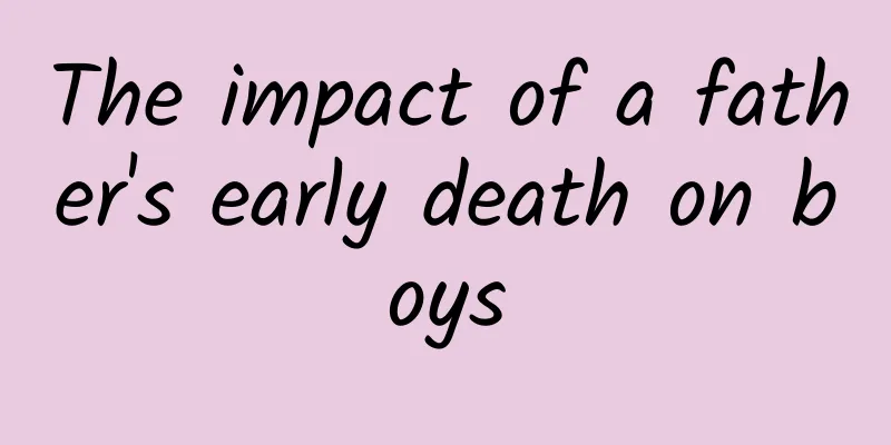 The impact of a father's early death on boys