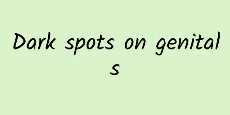 Dark spots on genitals