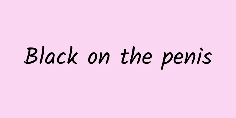 Black on the penis
