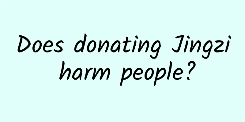 Does donating Jingzi harm people?