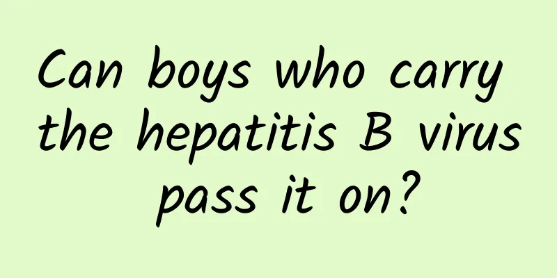 Can boys who carry the hepatitis B virus pass it on?