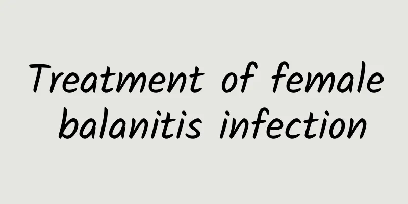 Treatment of female balanitis infection