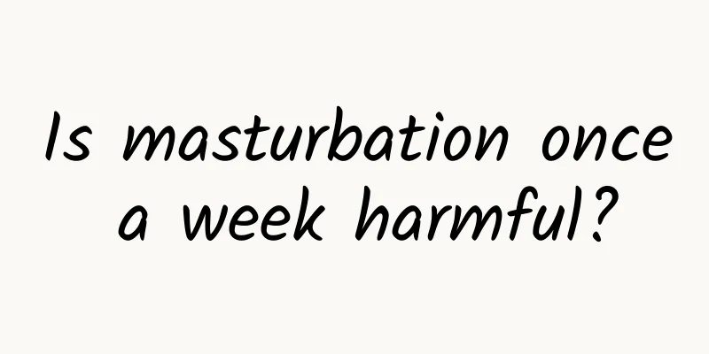 Is masturbation once a week harmful?