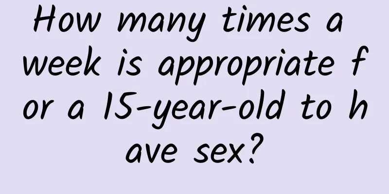 How many times a week is appropriate for a 15-year-old to have sex?