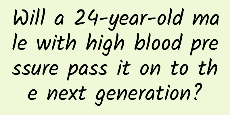 Will a 24-year-old male with high blood pressure pass it on to the next generation?
