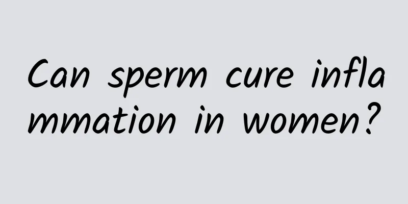 Can sperm cure inflammation in women?