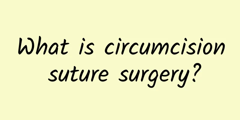 What is circumcision suture surgery?