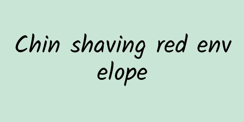 Chin shaving red envelope