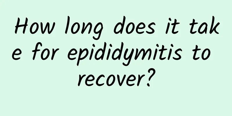 How long does it take for epididymitis to recover?