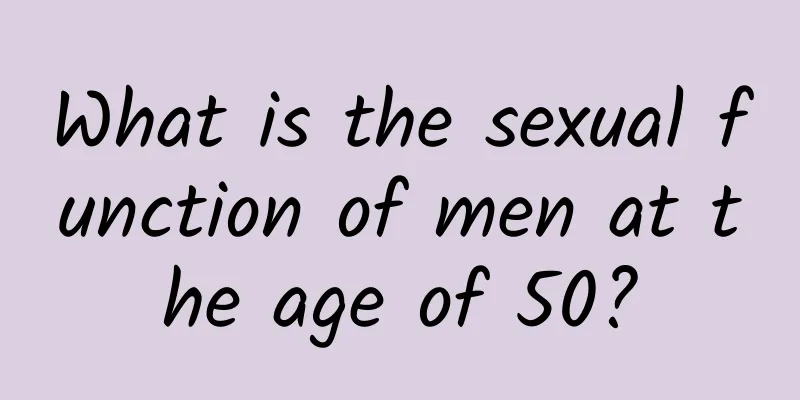 What is the sexual function of men at the age of 50?