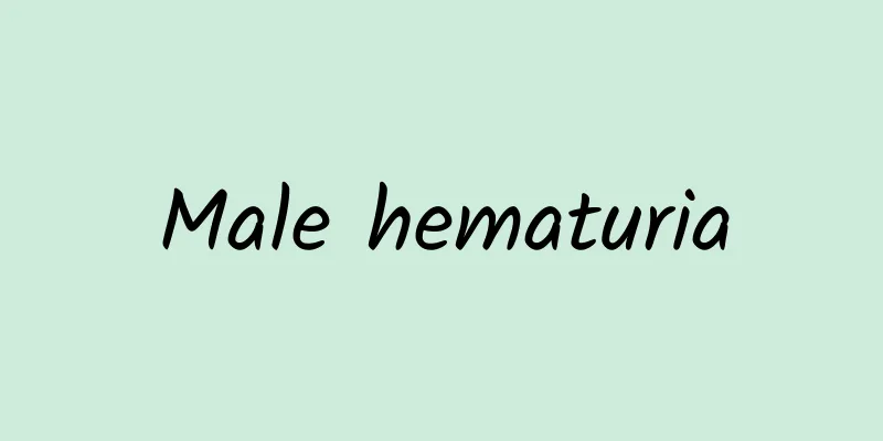 Male hematuria