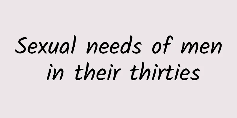 Sexual needs of men in their thirties