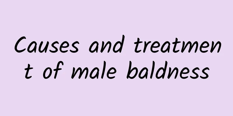 Causes and treatment of male baldness
