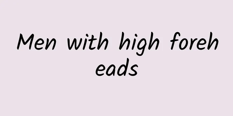 Men with high foreheads