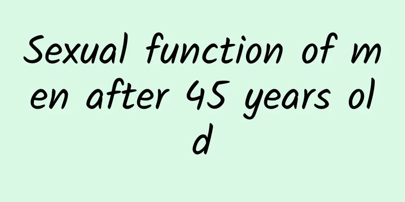 Sexual function of men after 45 years old