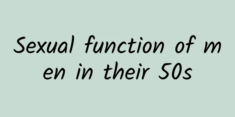 Sexual function of men in their 50s