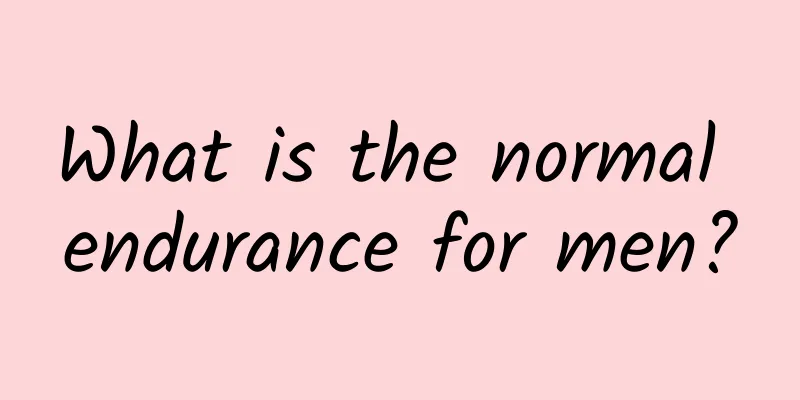 What is the normal endurance for men?