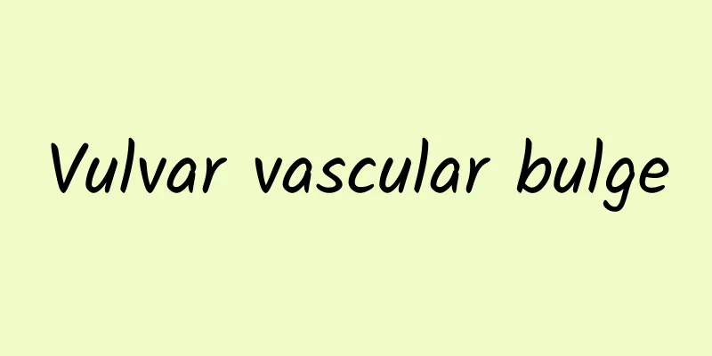 Vulvar vascular bulge