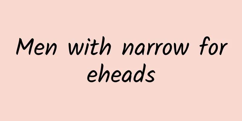 Men with narrow foreheads