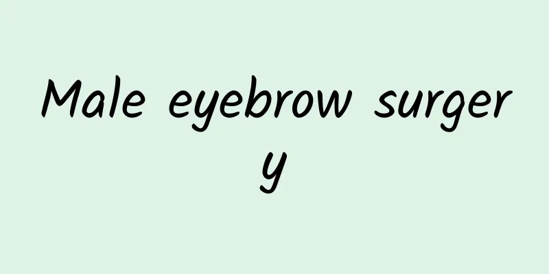 Male eyebrow surgery