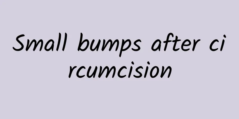 Small bumps after circumcision