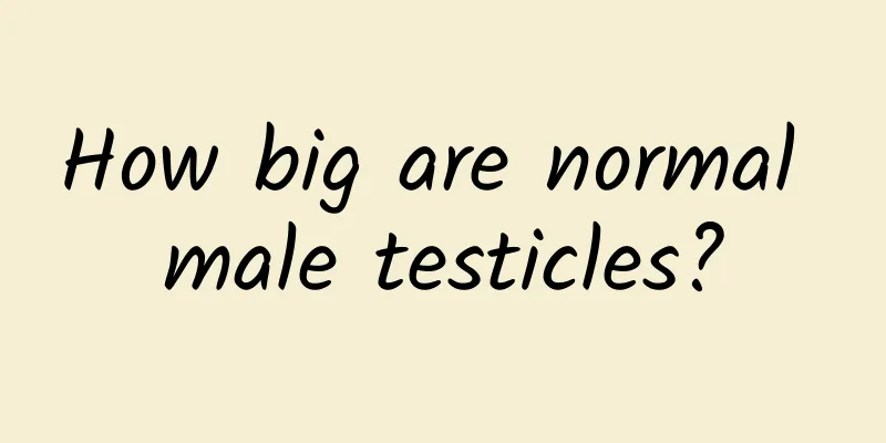 How big are normal male testicles?