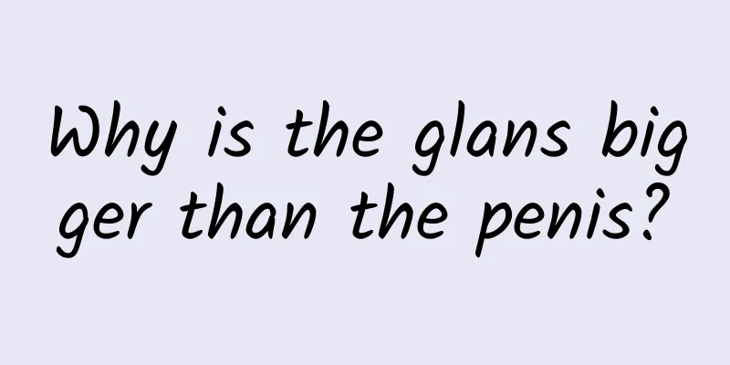 Why is the glans bigger than the penis?