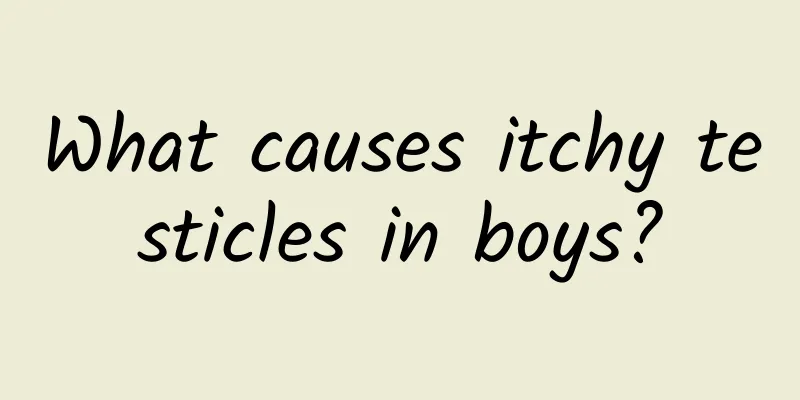 What causes itchy testicles in boys?