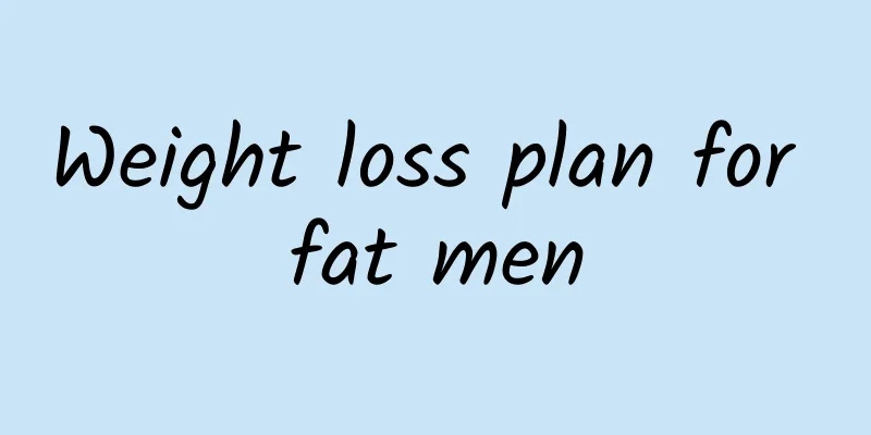 Weight loss plan for fat men