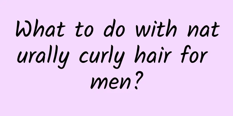 What to do with naturally curly hair for men?