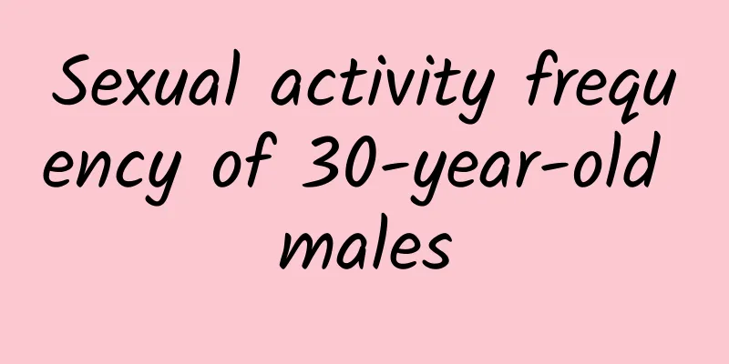 Sexual activity frequency of 30-year-old males