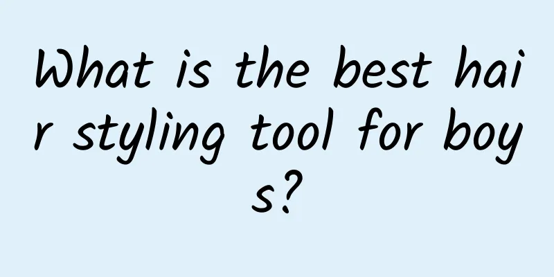 What is the best hair styling tool for boys?