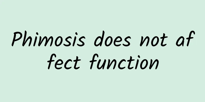 Phimosis does not affect function