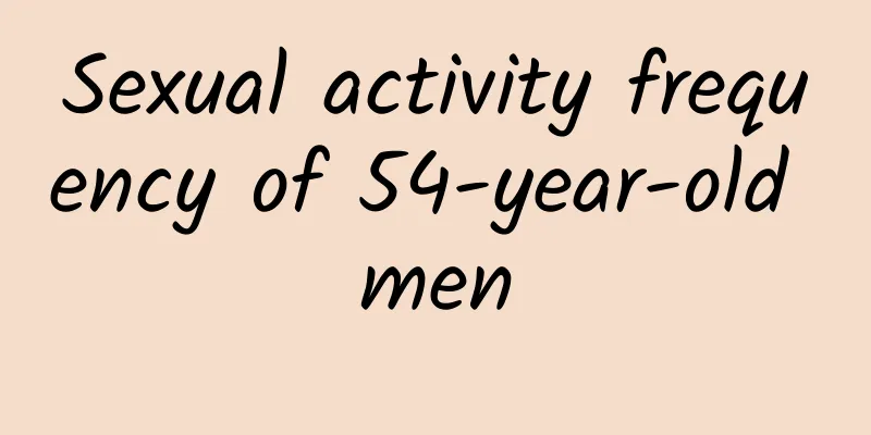Sexual activity frequency of 54-year-old men