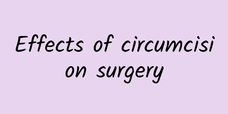 Effects of circumcision surgery