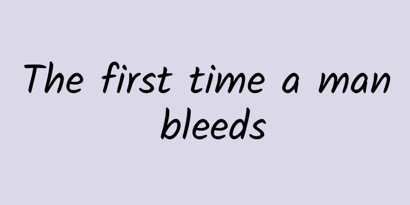 The first time a man bleeds