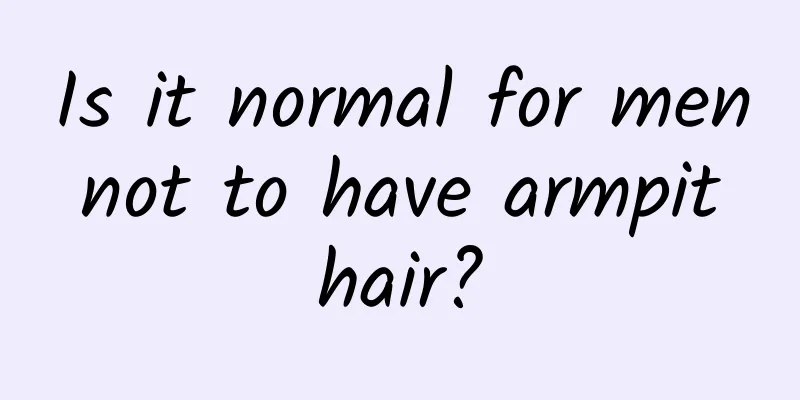 Is it normal for men not to have armpit hair?