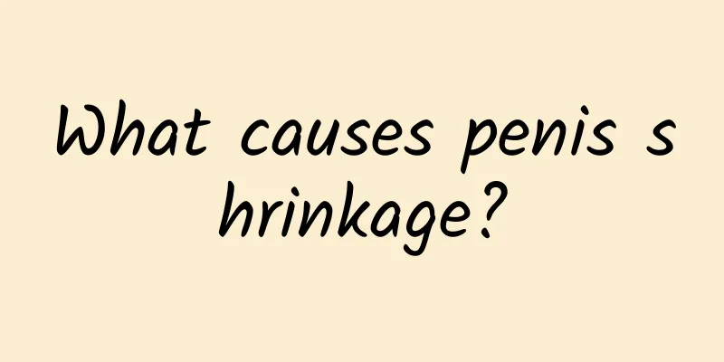 What causes penis shrinkage?