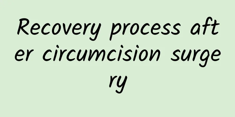 Recovery process after circumcision surgery
