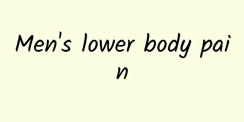 Men's lower body pain