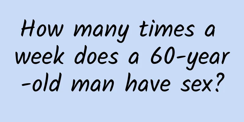 How many times a week does a 60-year-old man have sex?
