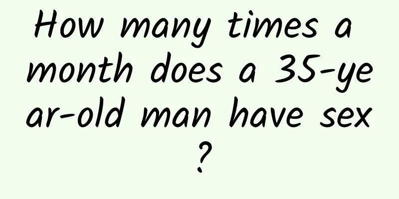 How many times a month does a 35-year-old man have sex?