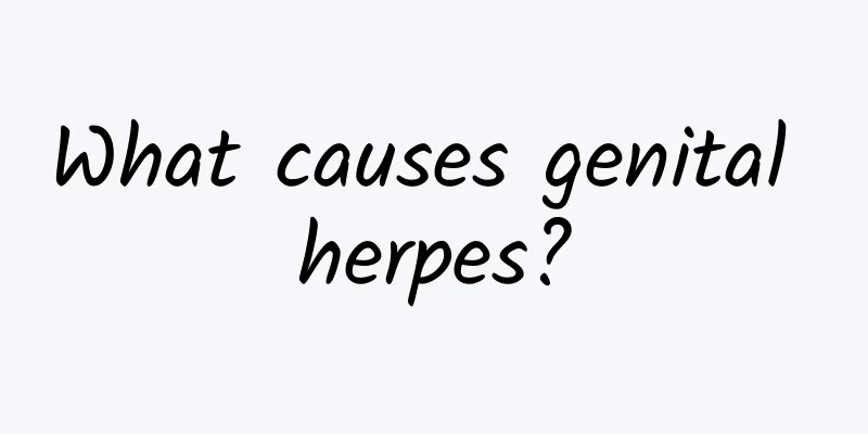 What causes genital herpes?