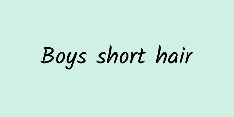 Boys short hair