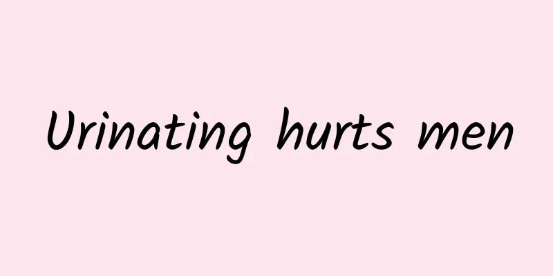 Urinating hurts men