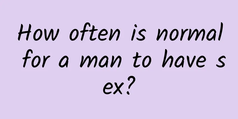 How often is normal for a man to have sex?