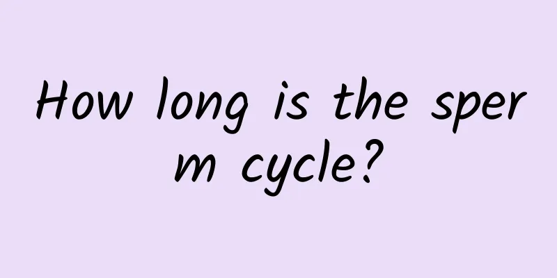 How long is the sperm cycle?